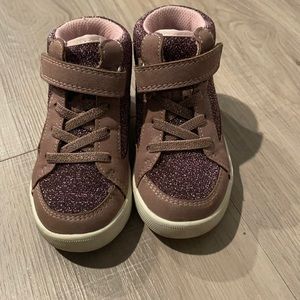 OshKosh Size 7 high top glitter sneakers